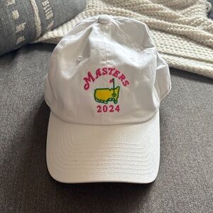 Masters 2024 hat white with pink